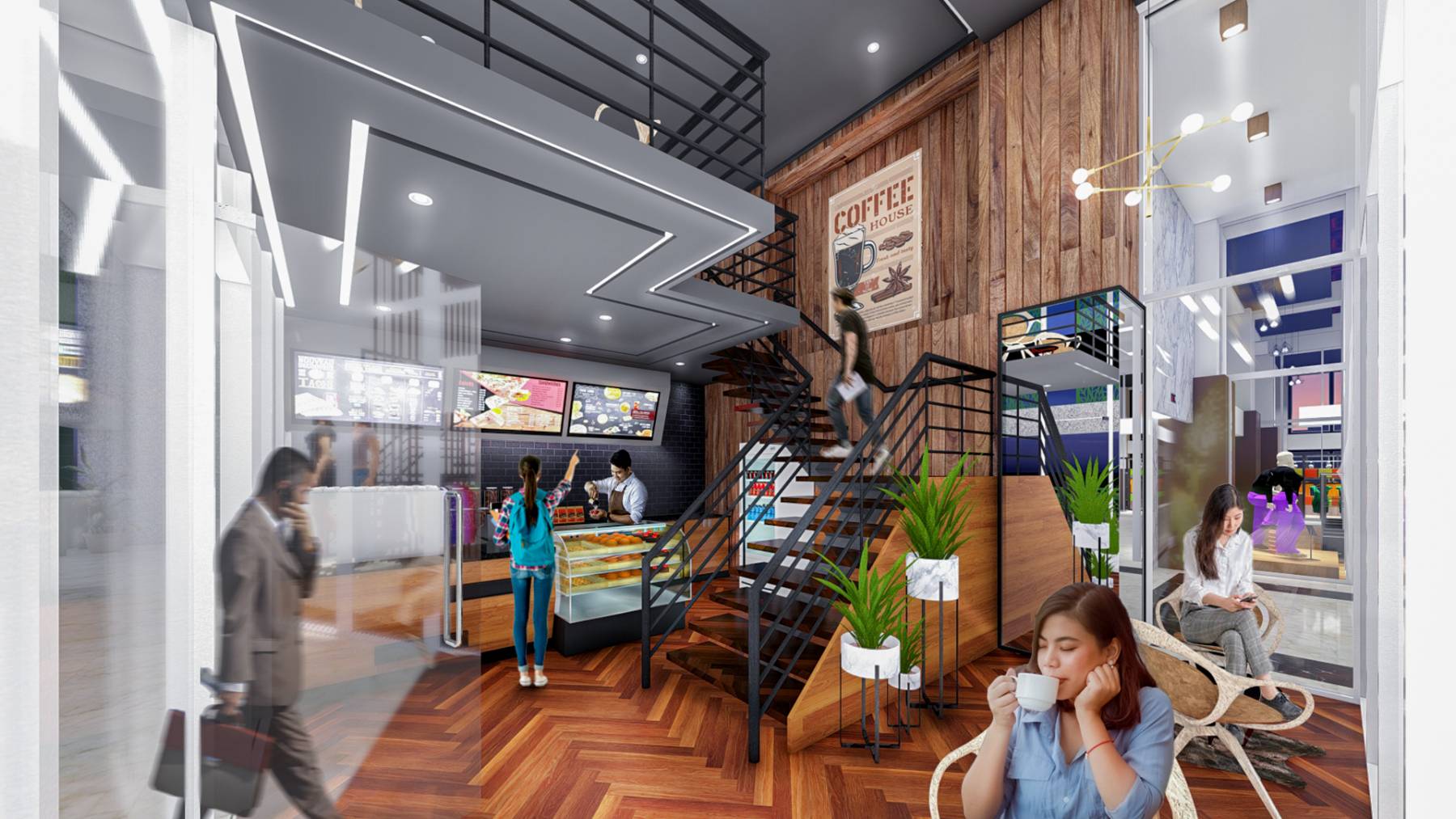 Illustration of Milan Residenze Fairview Commercial Areas